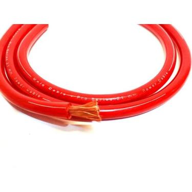 Imagem de Cabo auto 21,0 mm vermelho cristal p/ som automotivo - metro - UNIQ CA