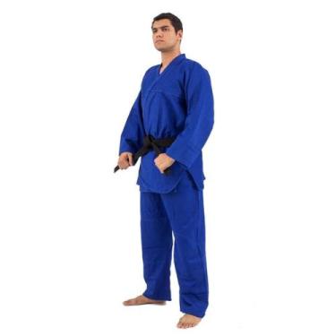 Imagem de Kimono Torah Judo ou JiuJitsu Combate Adulto, Azul, A3