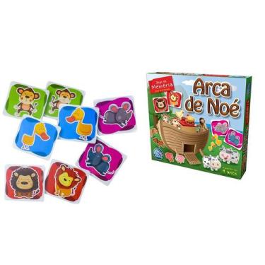 Imagem de Jogo da Memória com 40 peças Arca de Noé - PAIS E FILHOS