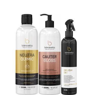 Imagem de Borabella NeutraQuimic + Cauter Gloss 2x500ml + Fluido 300ml
