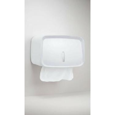 Imagem de Dispenser Papel Toalha Compacto Parede Branco - Congratulations Store