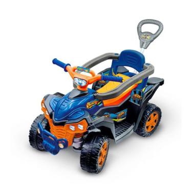 Imagem de Quadriciclo Infantil Baby Laranja Maral Passeio E Pedal
