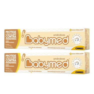 Imagem de Kit 2 und Pomada Babymed Amêndoas 40g
