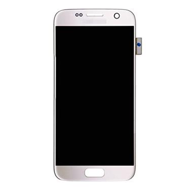 Imagem de HAIJUN Peças de substituição para celular novo visor LCD + painel de toque para Samsung Galaxy S7 / G9300 / G930F / G930A / G930V, G930FG, 930FD, G930W8, G930T, G930U (Cor: Branco)
