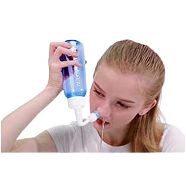 Imagem de IBMKIDS, Frasco de lavagem nasal, enxaguante nasal, limpador nasal para adultos e crianças, livre de BPA – Cuidados com o nariz, rinite, alergia e gripe (500 ML)