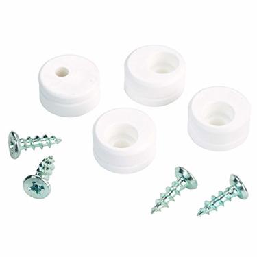 Imagem de FastCap Batentes de porta Euro para portas de entrada, branco