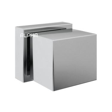 Imagem de Acabamento Registro Quadrado 100% Metal Cromo Padrão Deca