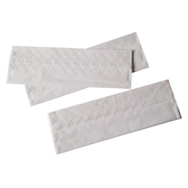 Imagem de Toalhas Lavabo Banheiro Papel Folhas Quadruplas Matelassê