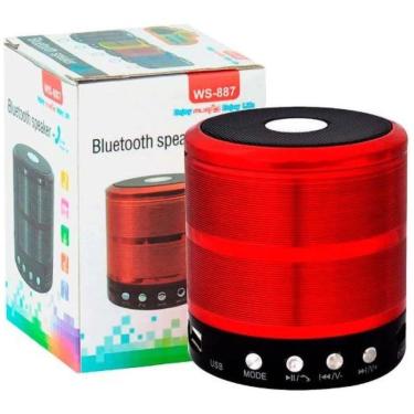 Imagem de Mini Caixinha Som Bluetooth Portátil Usb Mp3 P2 Sd Rádio Fm