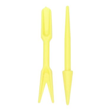 Imagem de Ferramenta Transplanter, Fácil de Usar Plantador de Sementes Pequenas Quantidade Suficiente Confortável de Usar Forte Praticidade para Plantio de Legumes(amarelo)