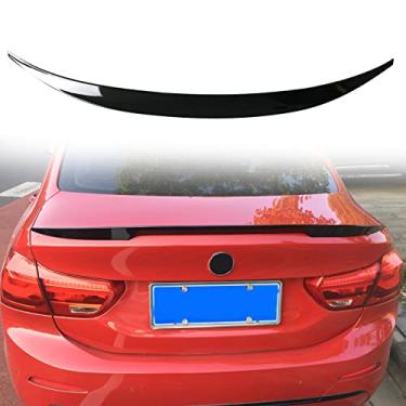 Imagem de FINMOKAL Aerofólio Do Porta-Malas Traseiro Abs Para BMW Série 1 F52 2017-2020 Preto Brilhante