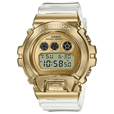 Imagem de Casio Relógio masculino de quartzo GM-6900SG-9DR, Dourado, 53.9×49.7×18.6mm, alça