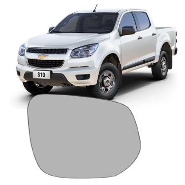 Imagem de Lente Retrovisor Com Base S10 2012 Até 2018 Lado Direito
