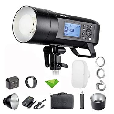Imagem de Godox AD400 Pro AD400Pro Flash GN72 TTL Monolight com difusor de flash Godox ML-CS1625, flash de flash externo, sistema 2.4G, tempo de reciclagem de 0,01-1s com refletor de montagem Bowens