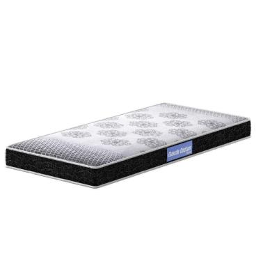 Imagem de Colchão Solteiro Espuma D23 88x188x12cm Preto C/Branco