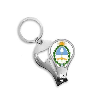 Imagem de Buenos Aires Argentina Emblema Nacional Cortador de Unhas Abridor Chaveiro Tesoura