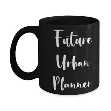 Imagem de Unique Idea Urban Planner Caneca de 325 ml, Planejador Urbano Futuro, Épico para Homens e Mulheres, Formatura