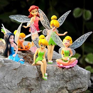 Imagem de Tinker Bell Fadas Sininho Kit C/ 6 - Festas Decorações