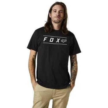 Imagem de Camiseta Fox Racing Pinnaacle Ss Premium Preto Branco