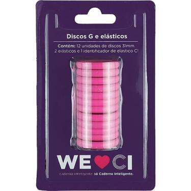 Imagem de Caderno Inteligente Discos Grande 31Mm 12Discos+Elast Pk Kit 108987