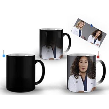Imagem de Caneca M?gica Grey's Anatomy Maredith Grey e Cristina Yang