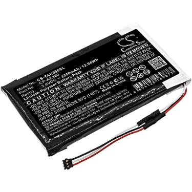 Imagem de Derrlrmg Bateria de 3300 mAh compatível com Astell&Kern CP-AK380 AK300, AK380