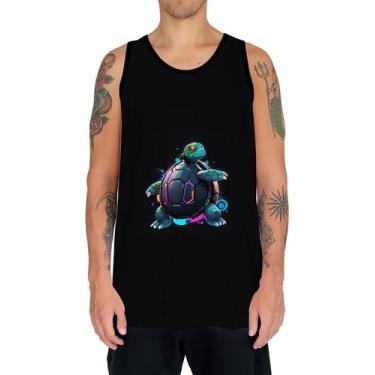 Imagem de Camiseta Regata Tshirt Animais Cyberpunk Tartarugas Réptel 1 - Enjoy S