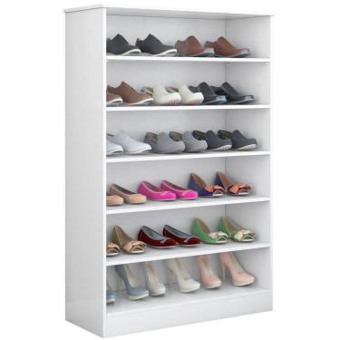 Imagem de Armário Multiuso Sapateira Organizador 18 Pares Bella Bco - Phoenix Baby