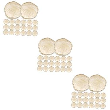 Imagem de Operitacx 60 Peças botões altos botões da moda casaco botões metálicos Botões criativos para roupas Botões para roupas e acessórios botões de costura para substituição botões de roupas DIY