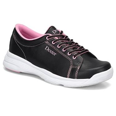 Imagem de Dexter Sapatos de boliche femininos Ainslee Largura Larga - Cinza/Branco 36