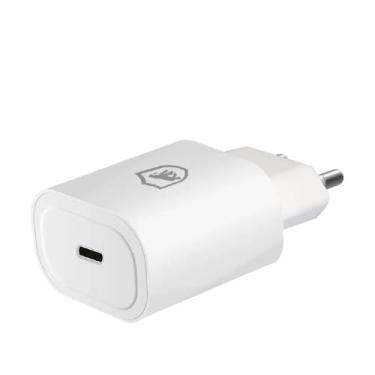 Imagem de Carregador de Parede Turbo Universal Ultra Rápido, 25W, Tipo C/USB-C, Quick Charge, Certificação Anatel, Compatível com Todos os Modelos de iPhone, 5 Anos de Garantia - Gshield