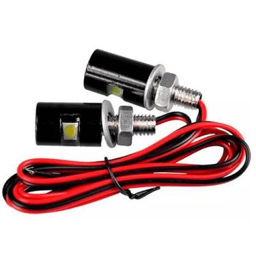 Imagem de Fixador De Placa Com Led Bering Parafuso 6mm (par) Preto F016