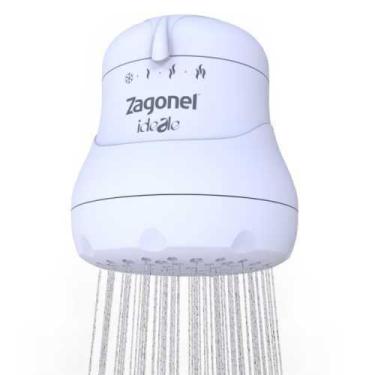 Imagem de Ducha Eletrica 4 Temperatura Ideale 5500w X 127v - Zagonel, Branco, 55