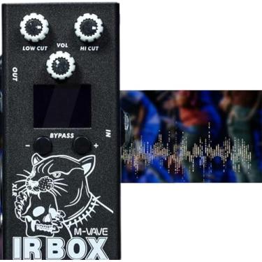 Imagem de KINGSTER M-VAVE Pedal de Guitarra com 25 Gabinetes de Guitarra, 7 Gabinetes de Baixo, Importação de IR do Usuário, Equalizador de 9 Bandas, Saída XLR, Conector de Fone de Ouvido