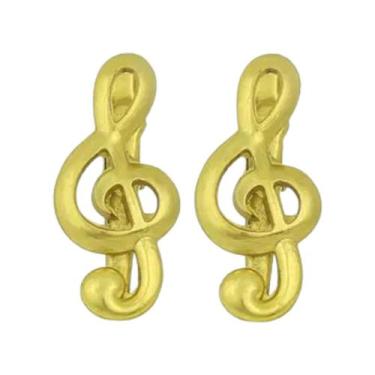 Imagem de Prendedor De Partitura Clipet Clave De Sol Dourado Torelli - paganini,