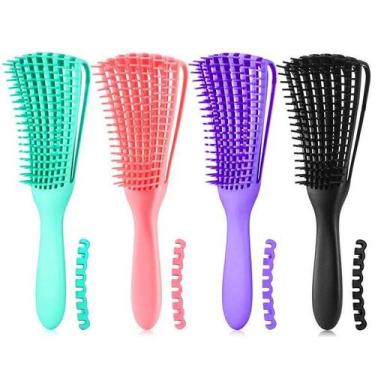 Imagem de Escova De Cabelo Polvo Multifuncional Todos Tipos De Cabelos - Midio