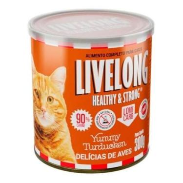 Imagem de Livelong Delicias De Aves Para Gatos Lata 300G