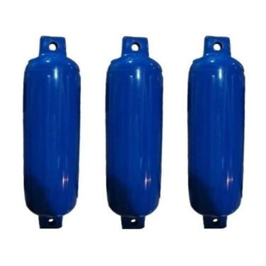 Imagem de Defensa Inflável Azul G3 13,75 X 50 cm Lancha Barco Kit 3 Un - Noster 