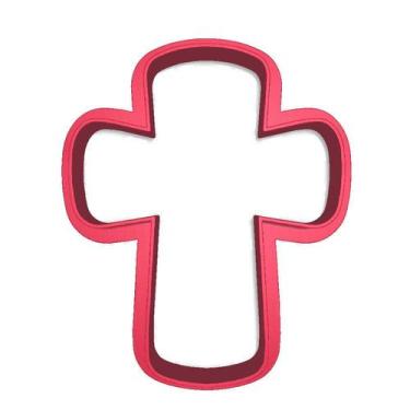 Imagem de Cortador Contorno Batizado Baby Cruz Larga Cute - DOCE IMPRESSO, 11,5c