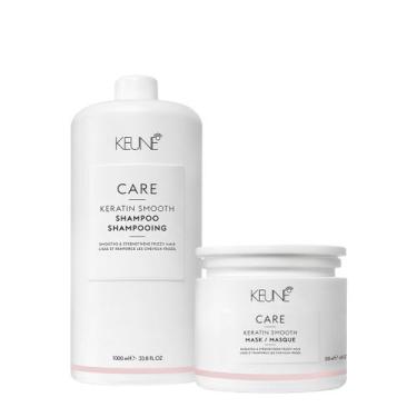 Imagem de Kit Keune Care Keratin Smooth Shampoo Máscara 200 (2 produtos)