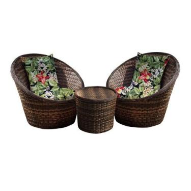 Imagem de Conjunto de Poltronas Fibra Sintética Buenos Aires - 2 Poltronas + 1 M