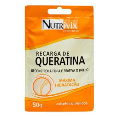 Imagem de Sachê de hidratação Recarga de Queratina - Cabelos Químicos 50g - Nutr