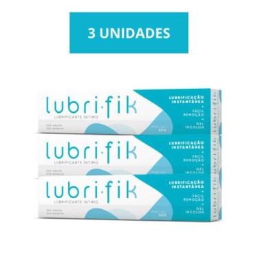 Imagem de Kit 3 Lubrificante Gel Íntimo Lubrifik Base de Água 50g - Cimed
