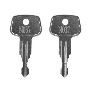 Imagem de Screw Man Chave de substituição de rack de carro N037 (2 peças) serve para Thule Roof Racks, Thule Ski, trilhos, transportadores, barras transversais, transportadores de carga no telhado, caixa de