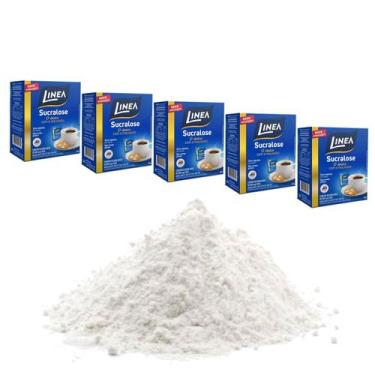 Imagem de Adoçante Em Sachê Caixa Linea Sucralose 50 unidades Kit 5