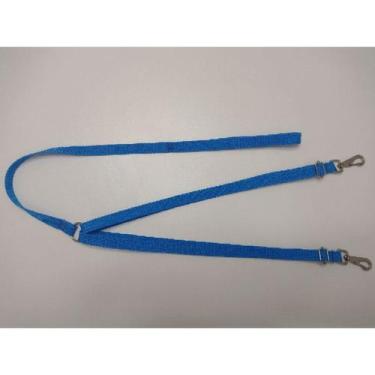 Imagem de Guia Dupla Para Cães - Spike Dog, 25 mm para porte grande., Azul