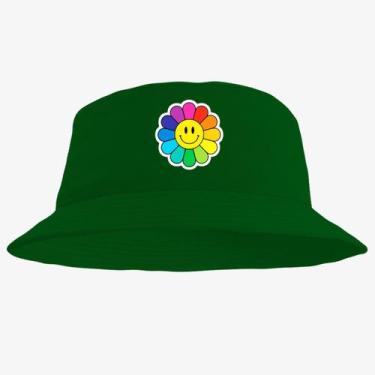 Imagem de Chapéu Bucket Hat Estampado Flor - MP Moda Masculina, Único, Verde esc