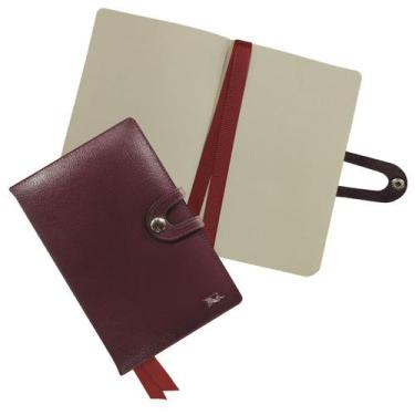 Imagem de Bloco de Notas Tipo Moleskine Couro 109-R Personalizado Raffai Couros,