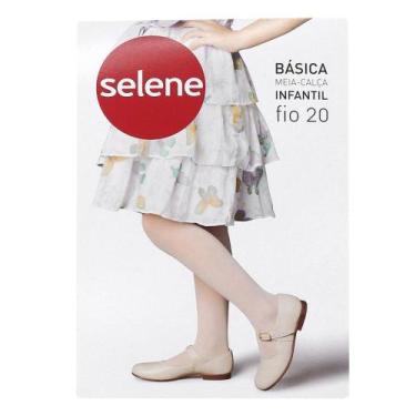 Imagem de Meia Calça Infantil  Selene Básica Fio 20