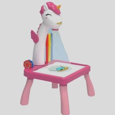 Imagem de Mesinha Projetor Desenho Infantil Unicórnio - Fun Game